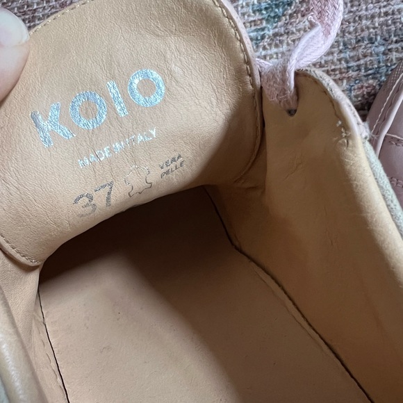 Koio | Capri Sneaker | Dusty Pink | Size 37 (US size 7) - Picture 2 of 7